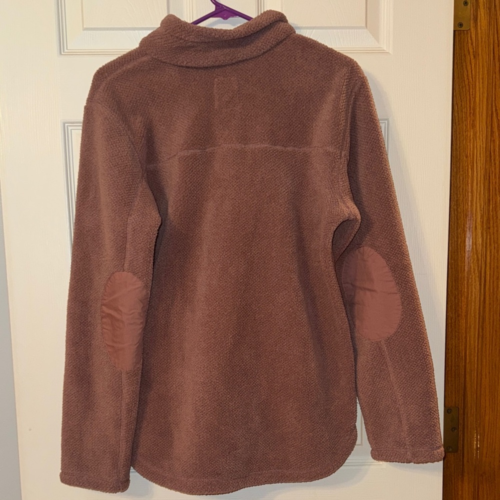 Thread & Supply Brown Fleece Pullover - Picture 2 of 2